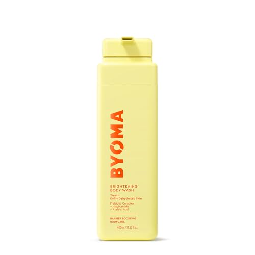 BYOMA Brightening Body Wash - Creamy Formula with Niacinamide & Azelaic Acid for Dull, Dehydrated Skin - Brightens & Evens Tone - Skin Barrier Repair - 16.9 Fl. Oz