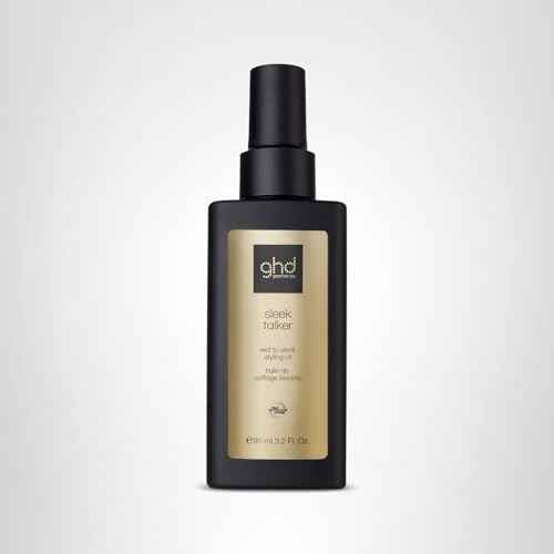 ghd Sleek Talker ― Wet to Sleek Hair Styling Oil with Heat Protection, Nourishing Argan Oil to Smooth & Soften Hair for Up to 72 Hours ― 3.2 fl. oz.