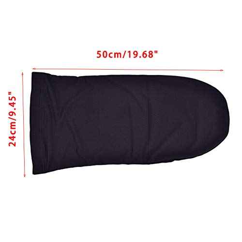 Unisex Spandex Braids & Dreadlocks Cap 3 Packed,Jumbo Satin Night Sleep Bonnet Hair Covers for Men Women (A1-Black-3 Packed)