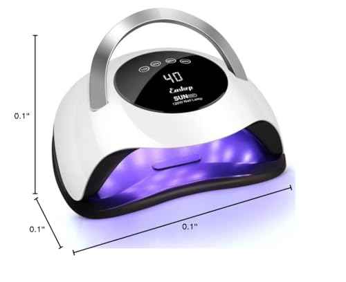 Easkep 120W UV Light for Nails - UV Nail Lamp with Gloves Kit Nail Dryer Lamp for Gel Nails Professional for Home and Salon
