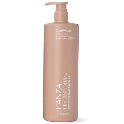 L'ANZA Healing Volume Thickening Conditioner, Boosts Shine, Volume, and Thickness of Fine Flat Hair, Rich With Bamboo and Keratin, Luxury Hair Care