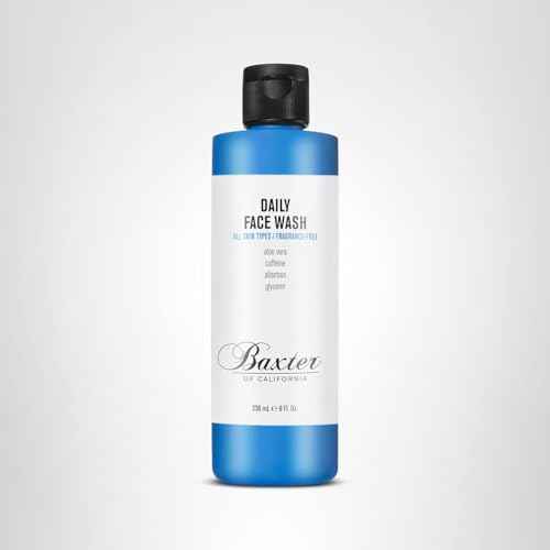 Baxter of California Daily Face Wash for Men | All Skin Types | Sulfate-Free | Fragrance Free | 8 oz | Holiday Gift Guide