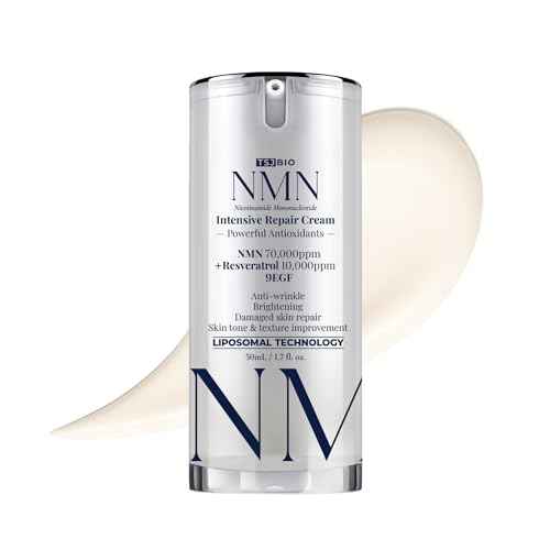 NMN Intensive Renewal Cream - Luxurious Night Treatment with NMN 70,000PPM, Resveratrol & 9 Growth