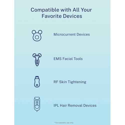 10oz Microcurrent Conductive Gel ? Hydrating Gel with Hyaluronic Acid & Aloe Vera ? Fragrance-Free, Paraben-Free, Non-Irritating ? Safe for All Skin Types