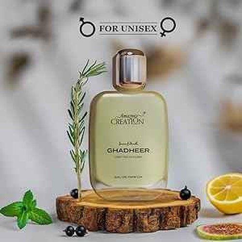 Amazing Creation Ghadheer Eau De Parfum, Citrus Aquatic Fragrance, Unisex, 3.4 FL OZ/100ml