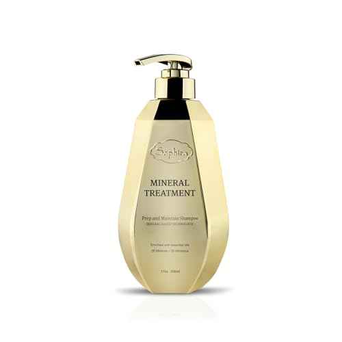 Saphira Mineral Treatment Prep & Maintain Shampoo - DeFrizz Treatment 17oz/ 500 ml