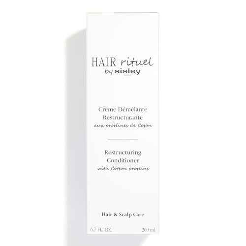 Sisley Paris Restructuring Conditioner with Cotton Proteins - 200 mL - Hair Care Detangling Conditioner for Instantly Smoother, Shinier Hair - Lightweight, Creamy Texture