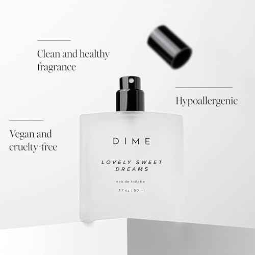 Dime Beauty Perfume Lovely Sweet Dreams, 1.7 oz / 50 ml - Warm Vanilla and Floral Scent, Hypoallergenic, Clean Perfume, Eau de Toilette For Women (Packaging May Vary)