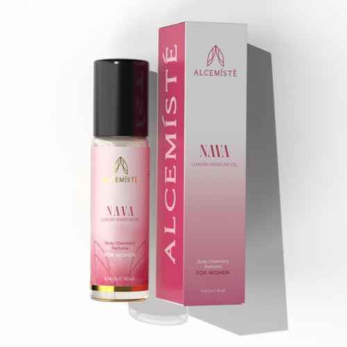 Concentrated Pheromones-infused Perfumes For Women - Premium Enhanced Scents Feromonas Perfume Oil Cologne - Travel Size, Rollerball with Sweet, Floral, Feminine Scent 0.34 oz (10 mL)