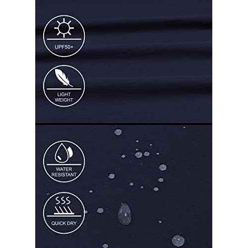 GymBrave Women's Hiking Cargo Pants Quick Dry Outdoor Camping Capris Water Resistant UPF 50 with Zipper Pockets