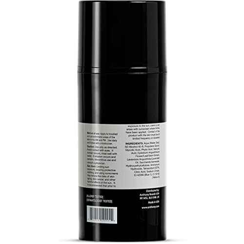 Anthony Ingrown Hair Treatment for Men (Pack of 2) ? Gel Solution to Calm Down Razor Burn ? Scar and Redness Eliminator, Bump Removal ? 3 Fl. Oz
