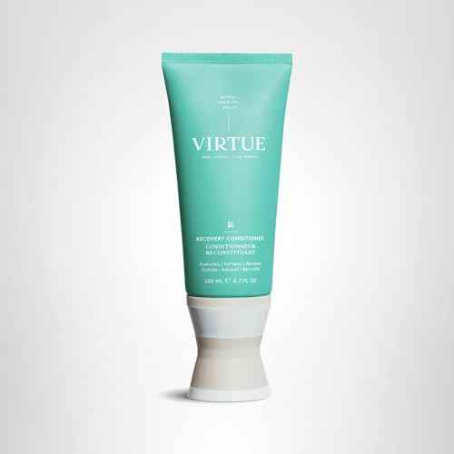 VIRTUE Recovery Conditioner with Keratin Hydrates, Softens, and Renews Damaged Hair, Sulfate Free, Color Safe