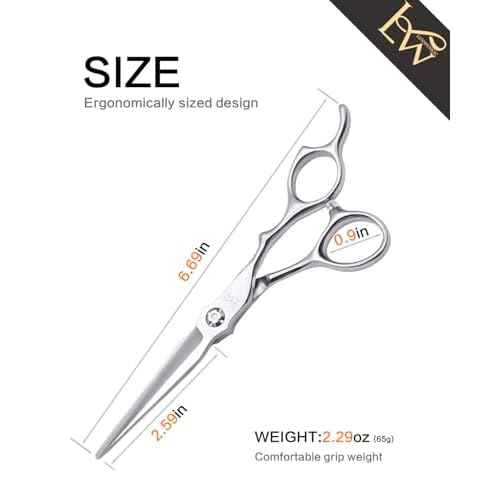 Professional Hair Scissors 6¡±,Undergoes Rigorous 118-Step Process,Hair Cutting Scissors Professional For Women & Men,440C Steel,1 Pack