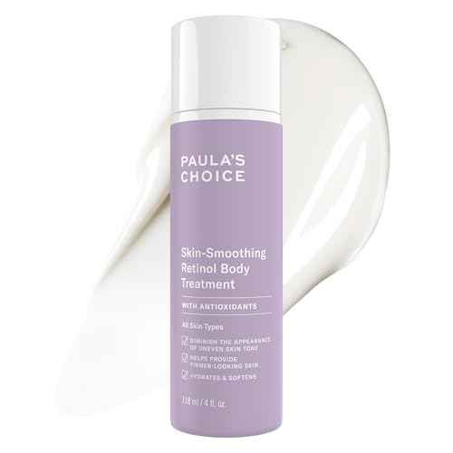 Paula's Choice Retinol Skin-Smoothing Body Lotion Treatment, Body Cream with Shea Butter, Vitamin C & E Lotion, All Skin Types, Anti-Aging Body Moisturizer, Reduce Dryness, Fragrance-Free, 4oz