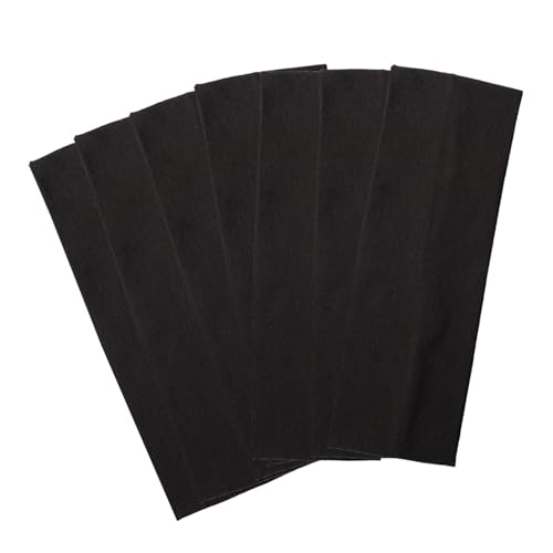 7 PCS Black Headbands for Women Cotton Non Slip Hair Bands Sweat Thick Headband Hair Accessories
