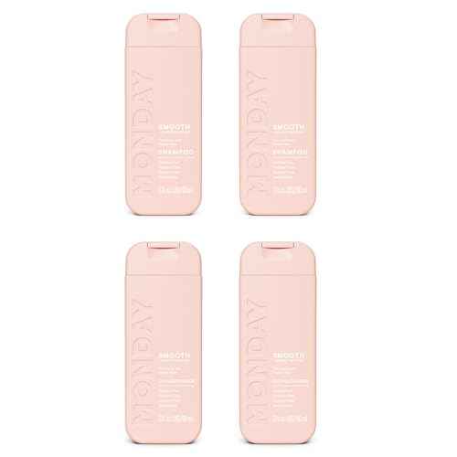 MONDAY Haircare SMOOTH Shampoo + Conditioner with Wheat Protein & Avocado Oil for Frizz-Prone Hair 90 mL (Dual Set)