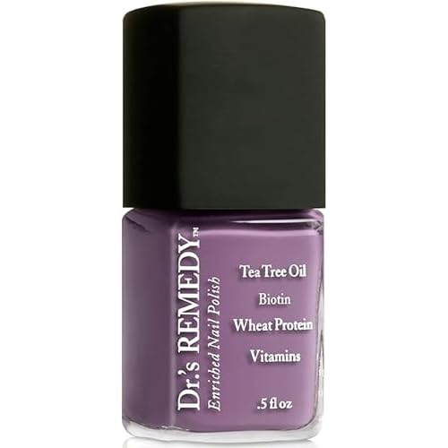 Dr¡¯s Remedy Enriched Nail Polish: Non Toxic, All Natural, and Organic - Doctor Formulated: Strengthens, Restores, Heals, and Protects '24-Free' - PLUCKY Plum