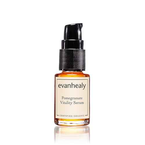 evanhealy Pomegranate Vitality Serum | Organic Sea Buckthorn Berry Oil with Rosehip Seed | Balance, Moisturize, & Nourish Facial Skin