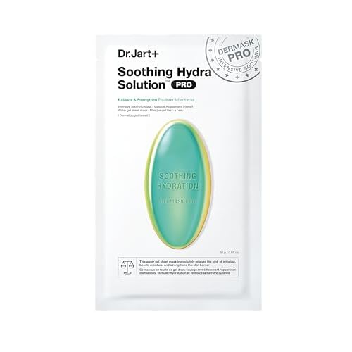 Dr.Jart+ Dermask Soothing Hydra Solution Korean Face Mask for Visibly Irritated Skin | Sheet Mask | Korean Skin Care