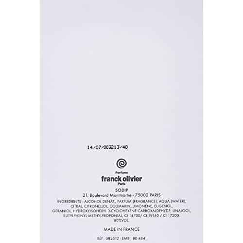 Eau De Passion By Franck Olivier For Men. Eau De Toilette Spray 2.5 Oz.