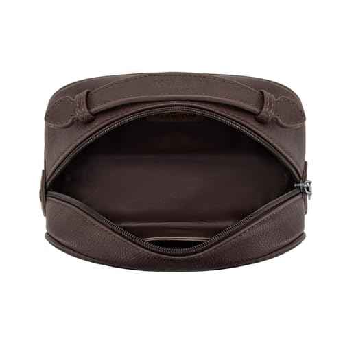 Montana West Wrangler Makeup Bags for Women Portable Toiletry Bag Small Travel Cosmetic Organizer for Gift Zipper Closure