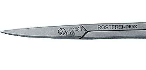 INOX Stainless Steel Tower Point Cuticle Scissors German Cuticle Remover. Made by Erbe in Solingen, Germany