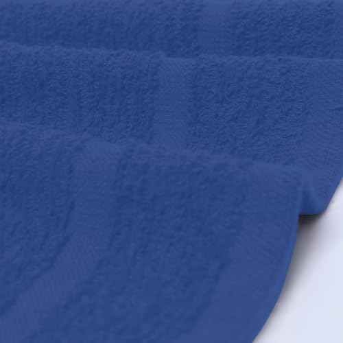 Avalon Towels Cotton Washcloths ? (Pack of 60) Size 12x12 Inches, 100% Ring Spun Cotton, Soft & Absorbent Face Towels, Gym Towels, Hotel and Spa Quality, Reusable Fingertip Towels (Blue)