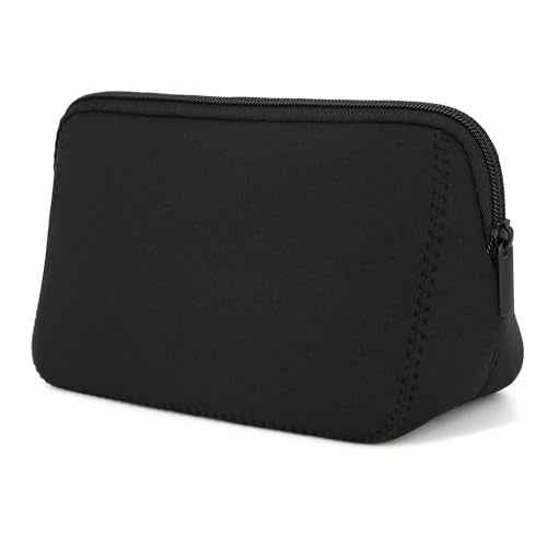 Cosmetic Bag Waterproof Neoprene Zipper Pouch Travel Portable Toiletry Makeup Bags Organizer Case for Women and Girls