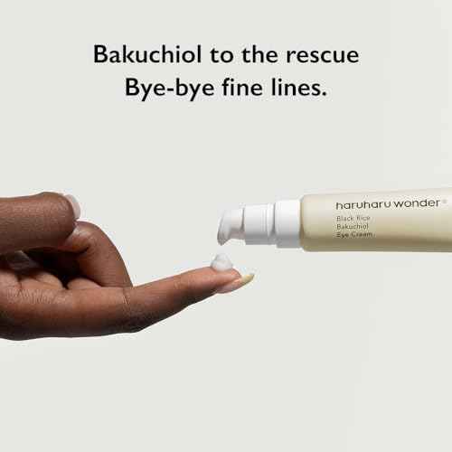 HARUHARU wonder Black Rice Bakuchiol Eye Cream, Smooths Fine Lines & Crow¡¯s Feet, Reduces Puffiness & Dark Circles, Lightweight Day and Night Care, Holiday Stocking Stuffer, 1.34 fl. oz (Duo Set)