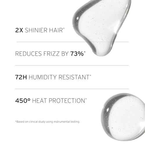 Fekkai Brilliant Gloss Glass Hair Anti-Frizz Oil Serum - 3.4 oz - Shiny, Glossy, Hydration, and Heat Protection - Salon Grade, EWG Compliant, Vegan & Cruelty Free