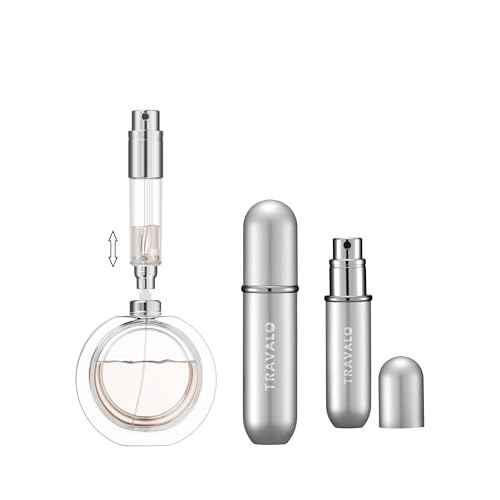Refillable Perfume Atomizer, Bottom Filling Fragrances Perfume Bottle, Mini Cologne Dispenser, Travel sized, Portable Sprayer for Women Men, Gift