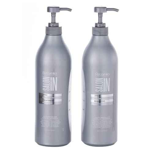 SalonIn Recamier Recamier Professional Salon In +Pro Color Intensifier Hair Platinum Kit Shampoo and Treatment - Kit Tratamiento y Shampoo Intensificador de Color Platino para cabello
