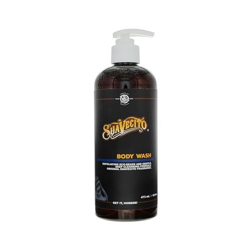 Suavecito Men's Body Wash 16 oz. Exfoliating Deep Cleaning Showering Original Fragrance