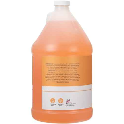 Ginger Lily Farms Club & Fitness Conditioning Liquid Hand Soap Refill, 100% Vegan & Cruelty-Free, Citrus Scent, 1 Gallon (128 fl oz)