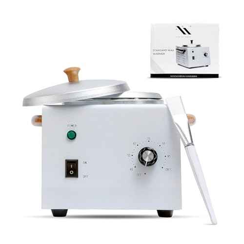 Nova Wax Pot Warmer Professional for hair removal, 1lb Hard Wax Capacity (120volt US plug) - Esthetician Supplies for Salon