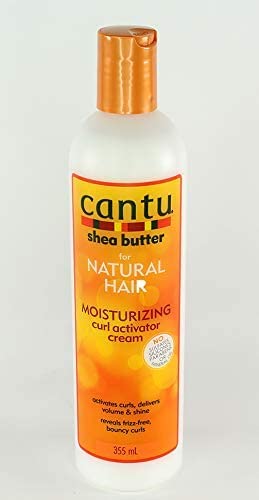 Cantu Shea Butter for Natural Hair Moisturizing Curl Activator Cream, 12 Ounce, (Pack of 4)