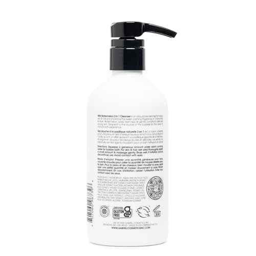 Gabriel Cosmetics Clean Kids Naturally Wild Watermelon 3-in-1 Shampoo, Cleanser & Bubble Bath (16 Fl Oz (1 Bottle), Watermelon 3-in-1)