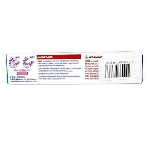 Fixodent Cream Size 2.4z Fixodent Denture Adhesive Cream Original 2.4 Ounce (Pack of 6)