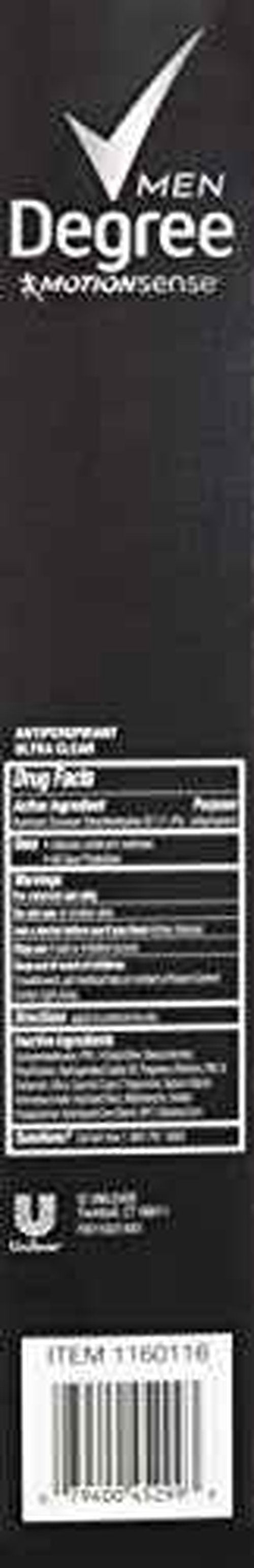 Degree Men Adrenaline Series Antiperspirant & Deodorant 2.7oz 5pack +1.7oz extra