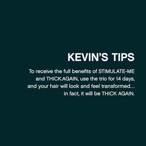 KEVIN.MURPHY THICK.AGAIN - Hair Treatment for Men - For Fine or Thinning Hair - Hair Thickening - Heat Protection - Thickness for Body & Bounce - 100 mL / 3.4 fl oz