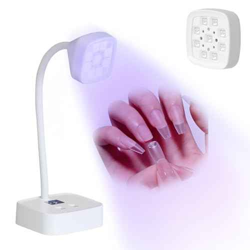 KEDAO UV Nail Lamp, UV Light for Gel Nails, Rechargeable LED Nail Lamp with Timers & Auto Sensor