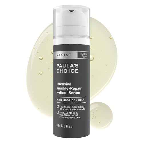 Paula's Choice RESIST Intensive Wrinkle-Repair Retinol Serum, Squalane, Vitamin C & E, Anti-Aging & Wrinkle Treatment, 1 Fl. Oz.