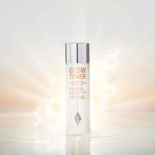 Charlotte Tilbury Glow Face Toner - Exfoliating Toner for Oily Skin - Helps to Reduce The Appearance of Pores, Hydrate & Plump Skin - Delicately Scented with Rose & Lemon