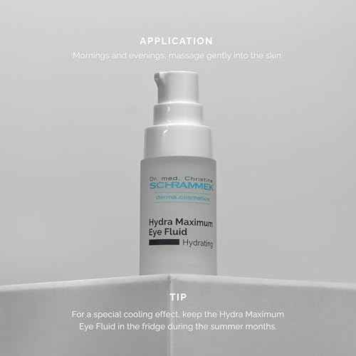 Hydra Maximum Eye Fluid (0.5 fl oz) - Reduces Fine Lines, Wrinkles & Dark Circles ? Under Eye Treatment - Hyaluronic Acid - Eye Care - Dr. Schrammek