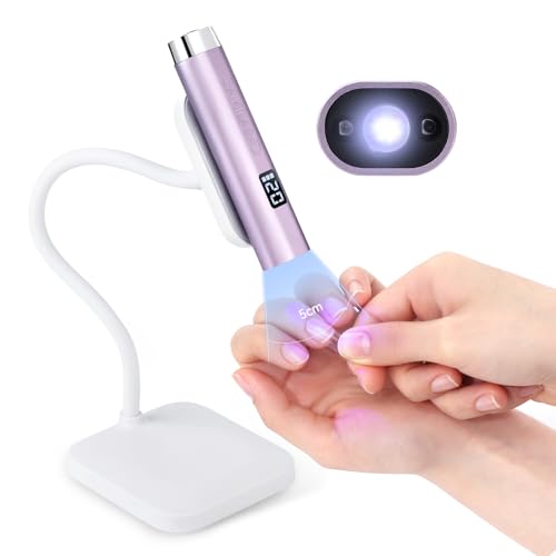 SAVILAND SSPro X U V Light for Gels Nails : 8s U V LED Nail Lamp with Smart Sensor 360¡Æ Rotatable Magnetic Nail Light Flash Cure Lamp for Gel Stand 2 Timer LCD Screen Nail Light Use Home DIY