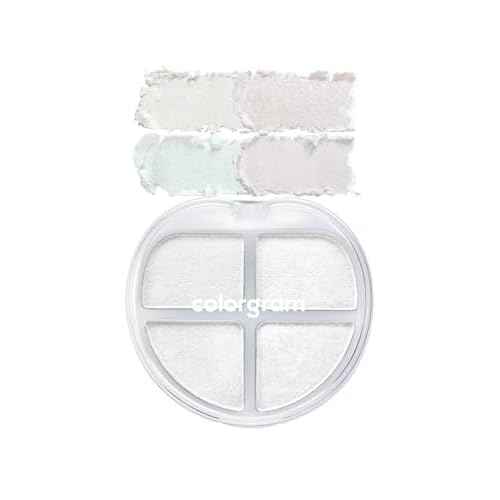 COLORGRAM TINTIN DORY EYESHADOW PALETTE 01 GLITTER DORY | 4 Color Compact Palette with Silky Smooth Texture & Strong Pigmentation | Travel-Friendly Collectible with Vibrant Shades