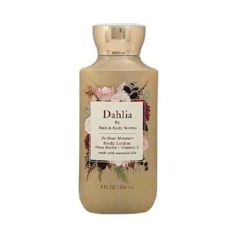 Bath and Body Works Dahlia Super Smooth Body Lotion Sets Gift For Women 8 Oz (Dahlia)
