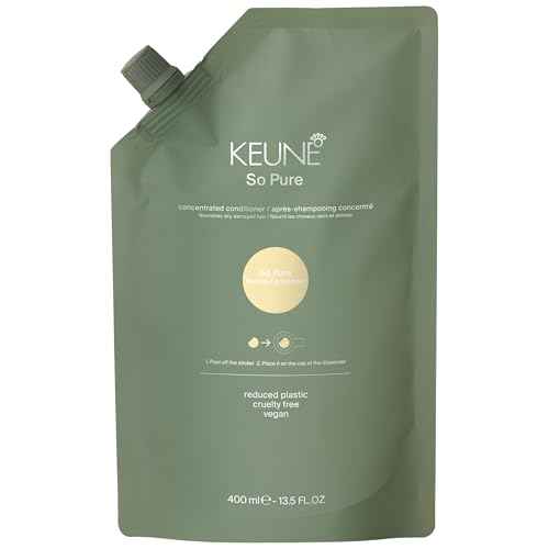 Keune So Pure Restore Conditioner Refill, Moisturizing and Nourishing Formula, 13.5 Fl Oz