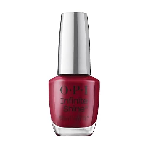 OPI Infinite Shine Long Wear Nail Polish | Opaque Bright Red Cr?me Gel Like Nail Polish | Vegan, Long Lasting, Streak Free