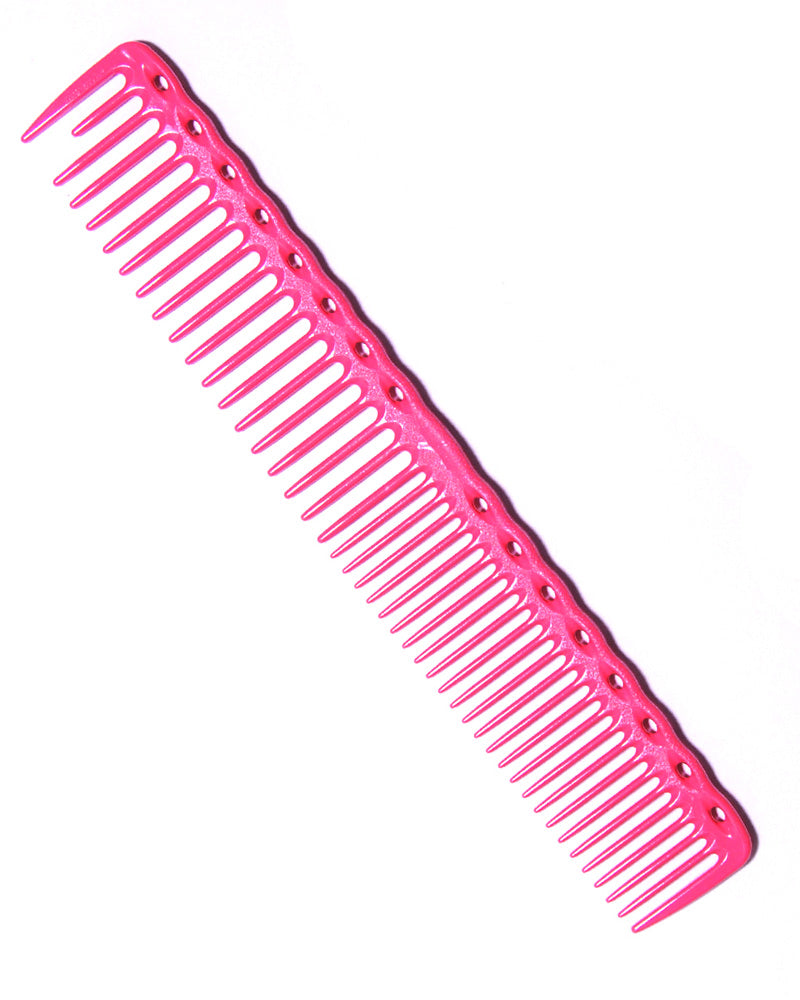 Long Round Tooth Hair Cutting Comb - Ergonomic Detangling and Styling Tool